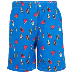 Boys Swim Trunks, Swimsuit Board Shorts, Elastic Bathing Suit, Ice Cream